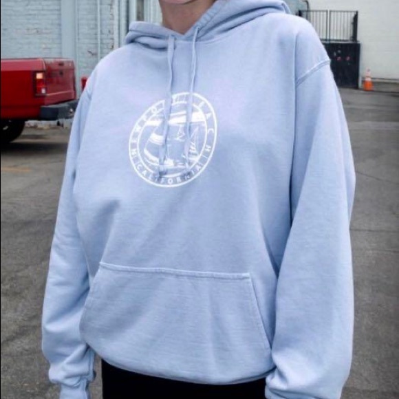 Brandy Melville Tops - Brandy Melville Oversized Newport Beach Hoodie